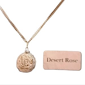 Desert Rose Crystal Necklace